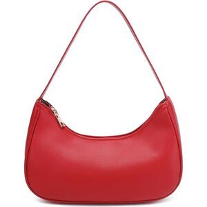Women's Red Imported Fashion Mini Clutch Underarm Purse Hobo Mini Tote Bag